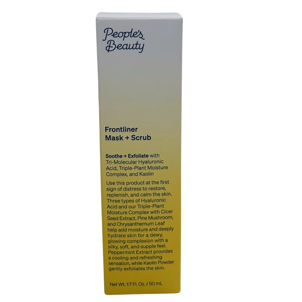 People's Beauty Frontliner Mask + Scrub